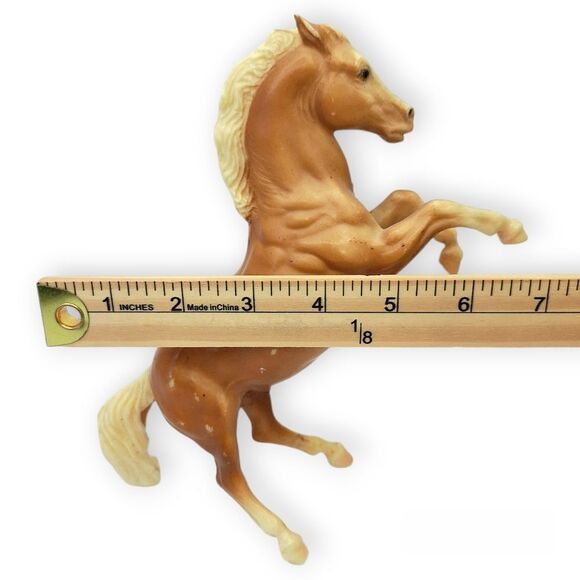 RARE VTG Breyer #183 Rex Palomino Rearing Stallion 1965-85 Repaired Good #1172 - Picture 9 of 10